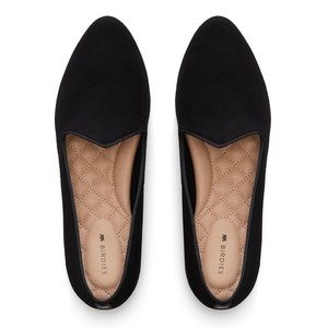 BIRDIES The Heron Classic Suede Flats